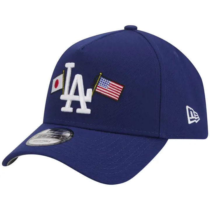 Los Angeles Dodgers MLB LA Local Drapeaux JAPON USA 9FORTY AF R