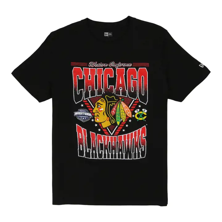 T-shirt classique de sport NHL des Blackhawks de Chicago BLK