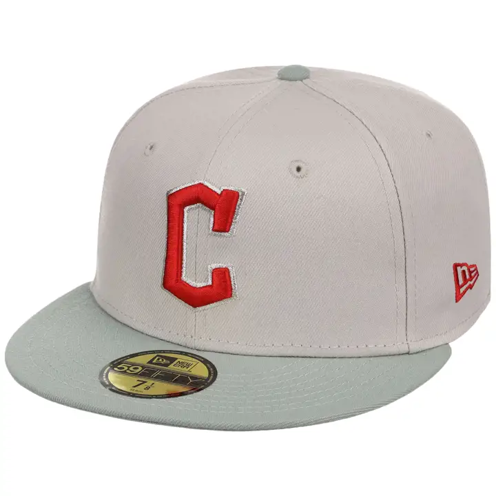 Cleveland Guardians MLB GCH Stone Everest 59FIFTY STONE/GRN/