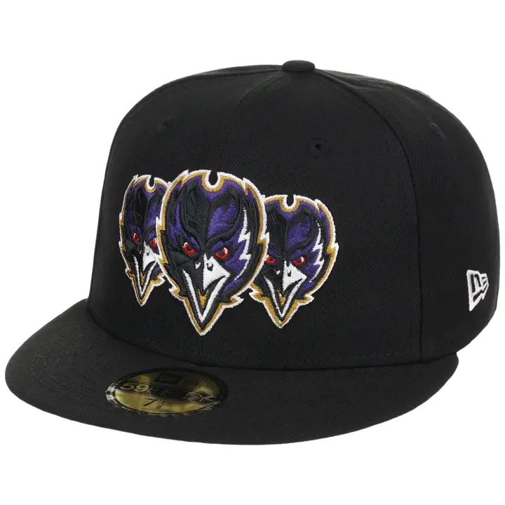 "Casquette Baltimore Ravens NFL x Geiger \"Misplaced Series\" 59FIFTY Noire"