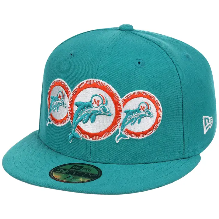 "Miami Dolphins NFL x Geiger « Misplaced Series » 59FIFTY TURQUOISE/"