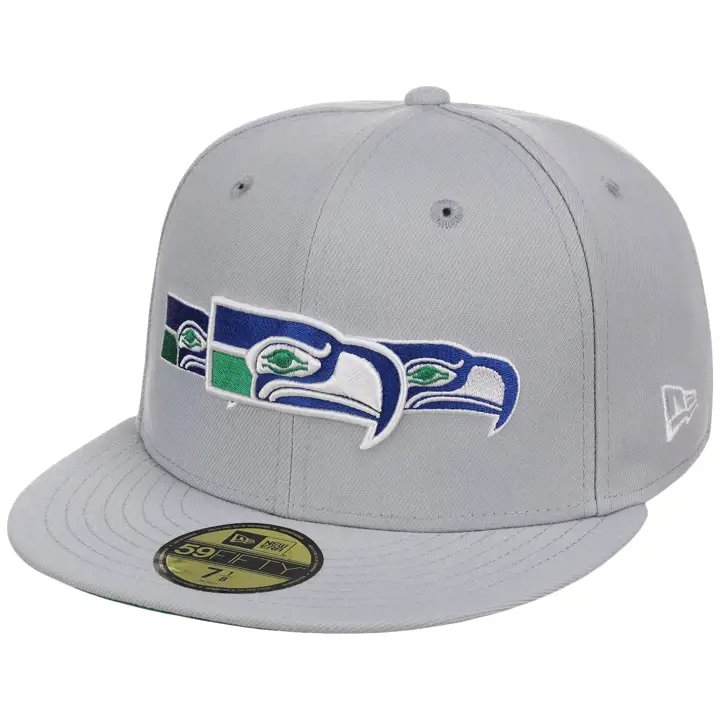 "Casquette 59FIFTY Seattle Seahawks NFL x Geiger \"Misplaced Series\" Gris"