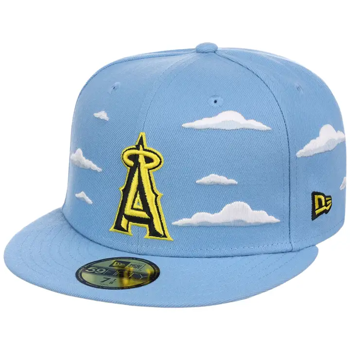Anaheim Angels MLB Simpsons Nuages 59FIFTY Ciel/Gris