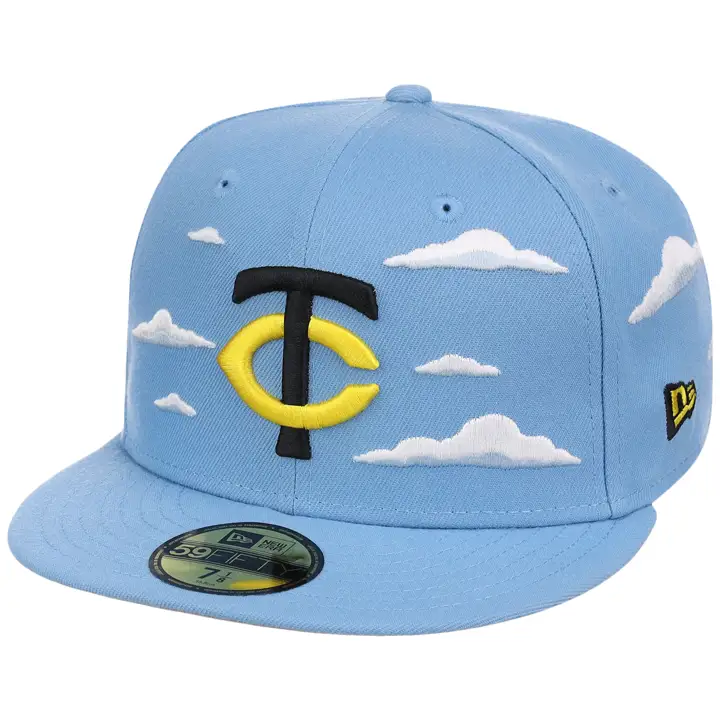 Minnesota Twins MLB Simpsons Nuages 59FIFTY Ciel/Gris