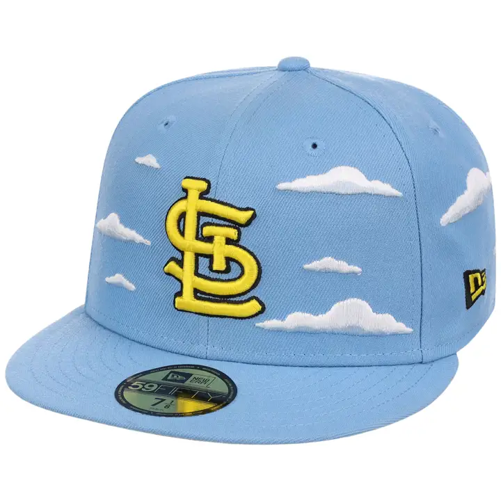 St. Louis Cardinals MLB Simpsons Nuages 59FIFTY Ciel/Gris