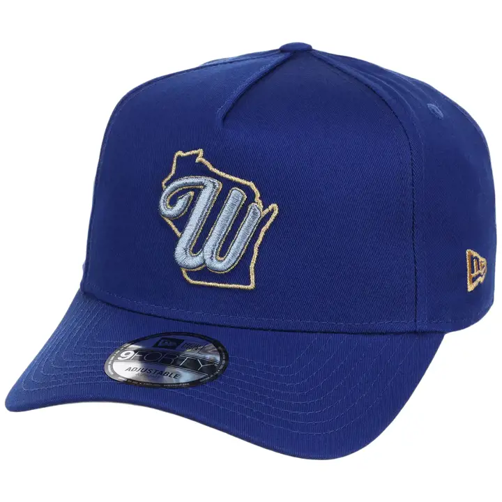 Casquette Milwaukee Brewers MLB CC Retro 9FORTY AF Bleu marine/Gris