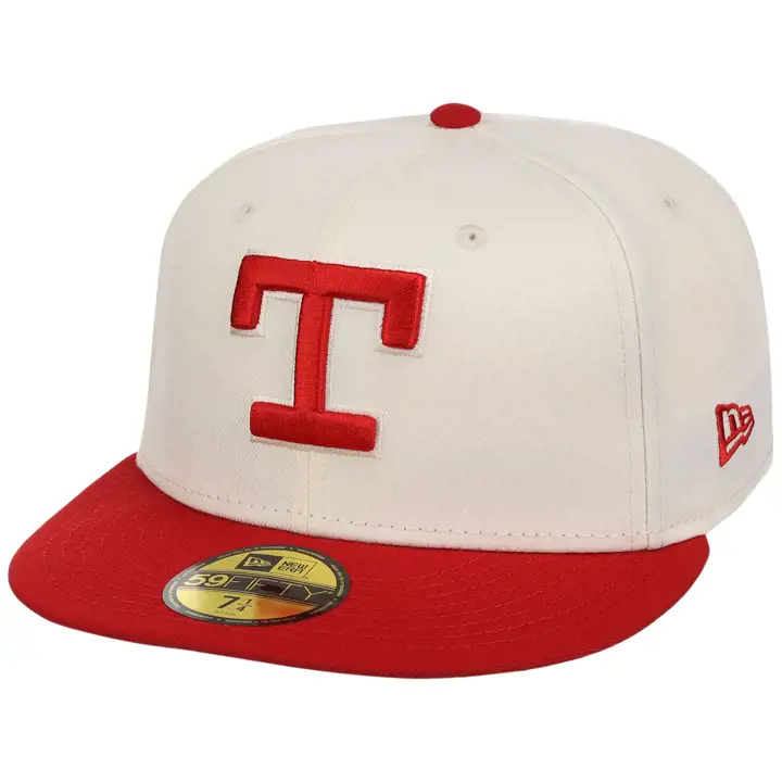 Texas Rangers MLB CC CHROTC 59FIFTY CHRM/ROUGE/GRI