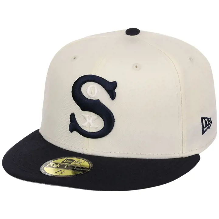 CHICAGO WHITE SOX MLB Chrome OTC Pop 59FIFTY Chrome/Marine/Gris