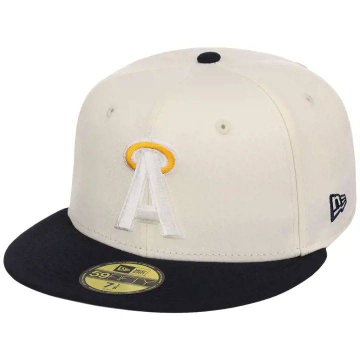 ANAHEIM ANGELS MLB Chrome OTC Pop 59FIFTY Chrome/Marine/Gris