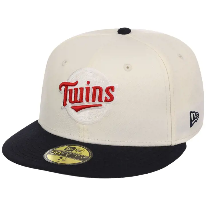 MINNESOTA TWINS MLB Chrome OTC Pop 59FIFTY Chrome/Marine/Gris