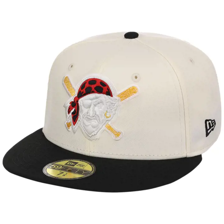 PITTSBURGH PIRATES MLB Chrome OTC Pop 59FIFTY Chrome/Noir/Gris