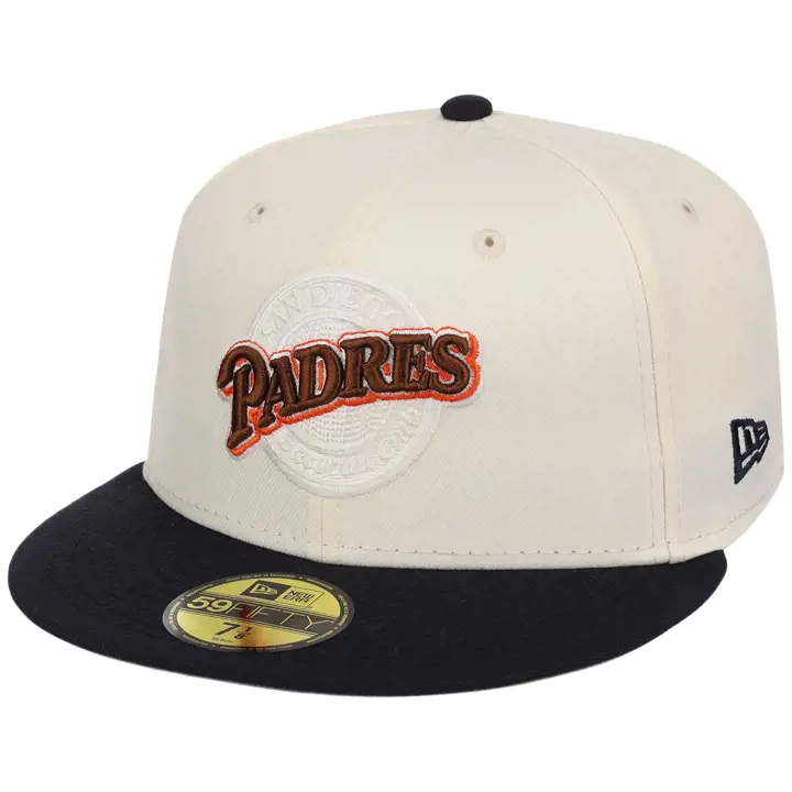 SAN DIEGO PADRES MLB Chrome OTC Pop 59FIFTY Chrome/Navy/Gry