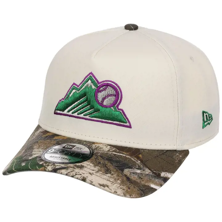 COLORADO ROCKIES MLB Chrome Tree 9FORTY AF Chrome/Camo/Gris