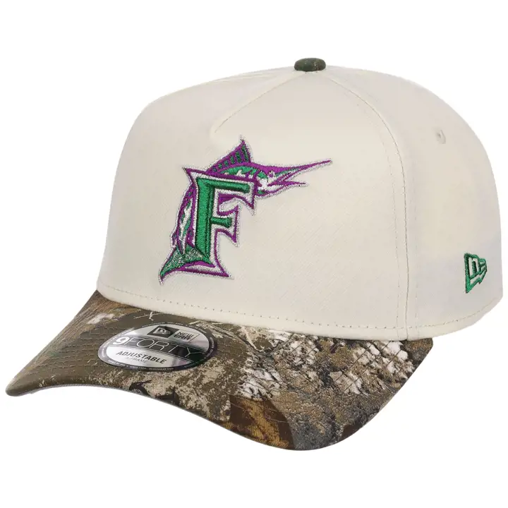 MIAMI MARLINS MLB Chrome Tree 9FORTY AF Chrome/Camo/Gry