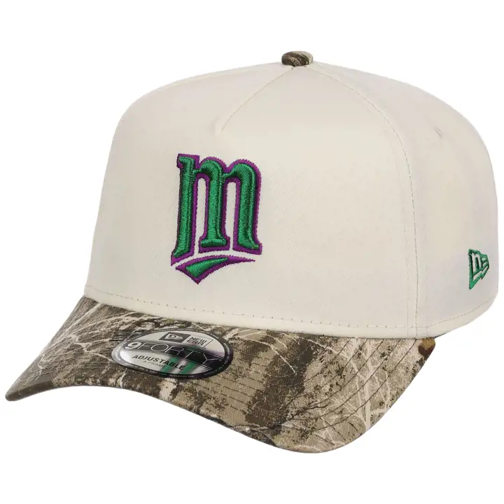 MINNESOTA TWINS MLB Chrome Tree 9FORTY AF Chrome/Camo/Gry