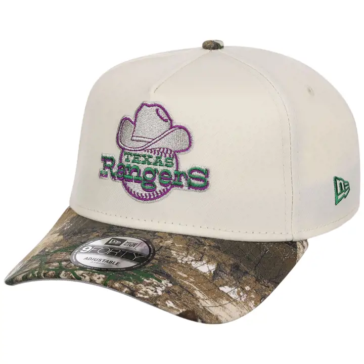 TEXAS RANGERS MLB Chrome Tree 9FORTY AF Chrome/Camo/Gry