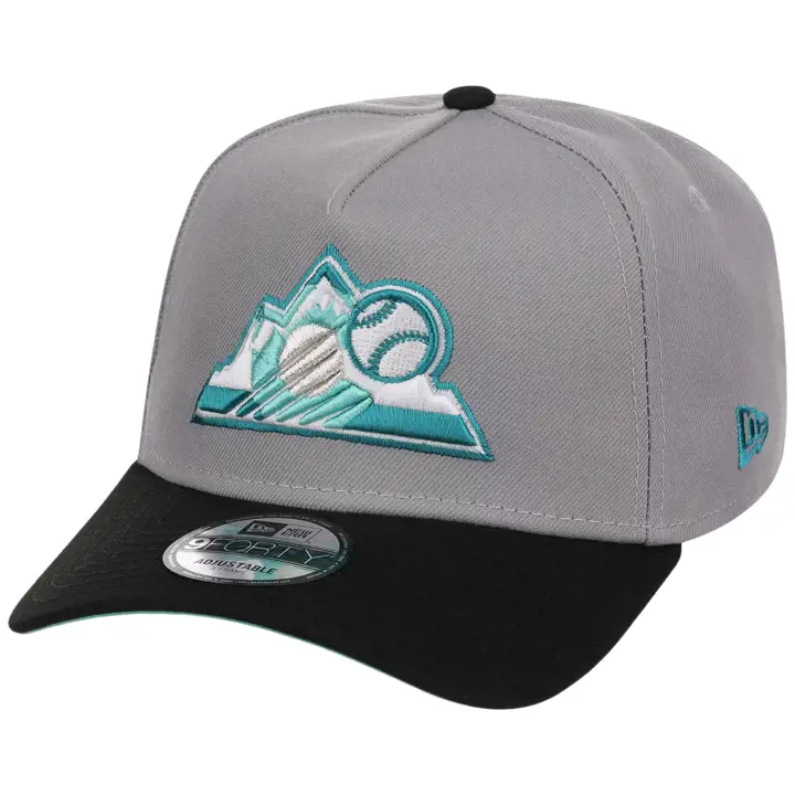 COLORADO ROCKIES MLB Cloudy Glass 9FORTY AF Gry/Blk/Mint