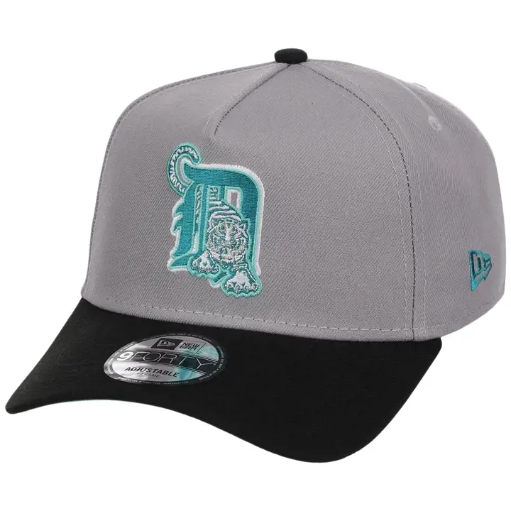DETROIT TIGERS MLB Cloudy Glass 9FORTY AF Gry/Blk/Mint