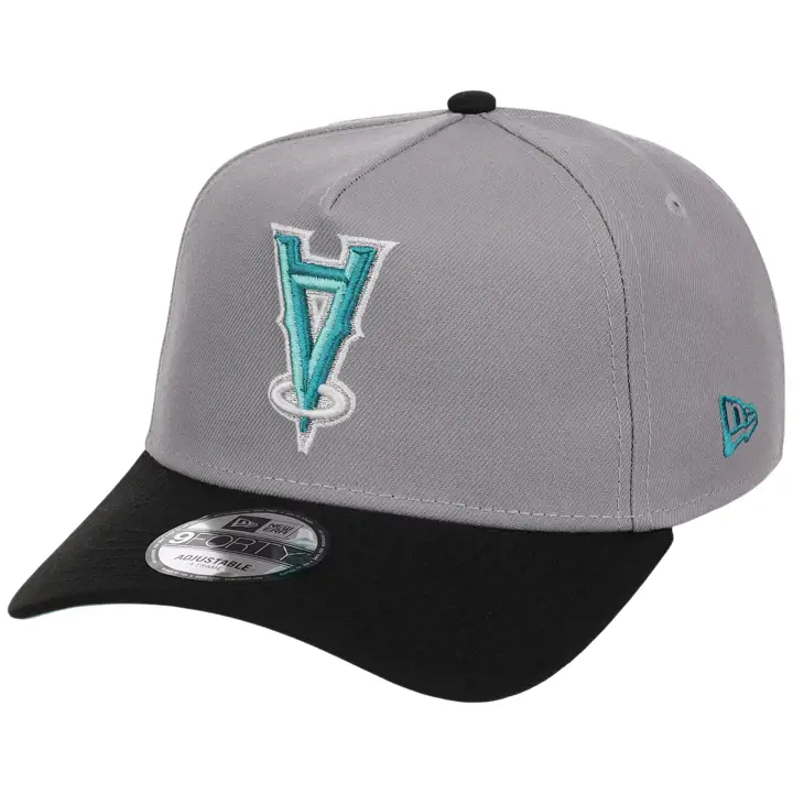 LOS ANGELES ANGELS MLB Cloudy Glass 9FORTY AF Gris/Noir/Menthe