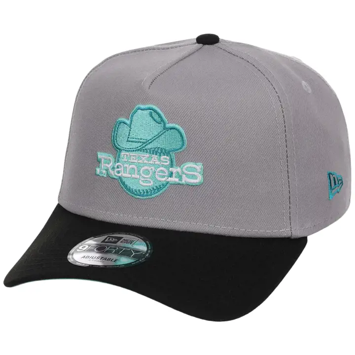TEXAS RANGERS MLB Cloudy Glass 9FORTY AF Gry/Blk/Menthe