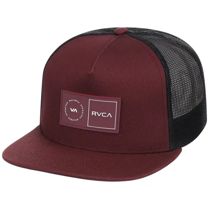 Casquette Trucker Plateforme RVCA 2.0 BOURGOGNE