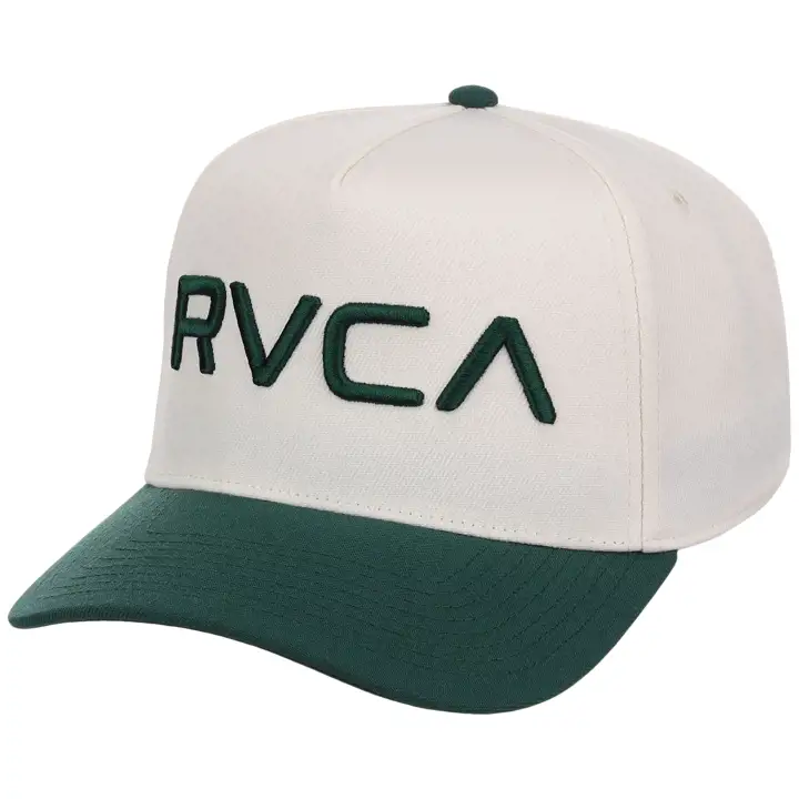 RVCA VA Wordmark Aframe CRÈME/VERT