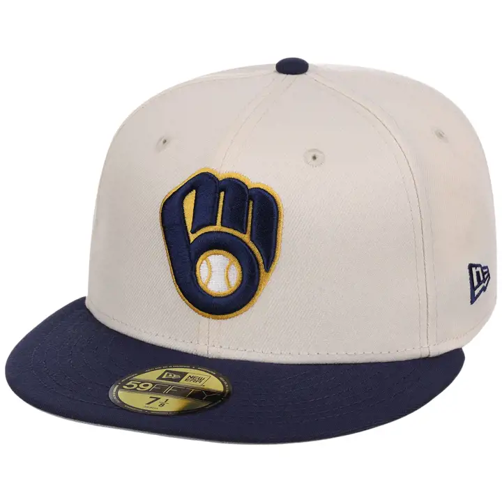 Milwaukee Brewers MLB États-Unis 250e Anniversaire 59FIFTY OFFWHT/N