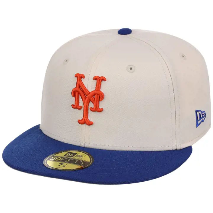 New York Mets MLB États-Unis 250e Anniversaire 59FIFTY BLANC CASSÉ/BLEU ROI/VERT