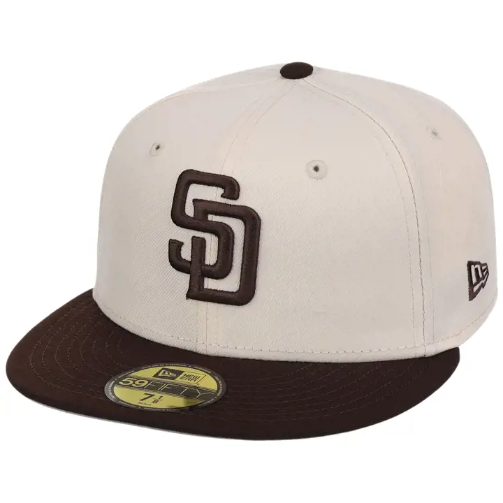 San Diego Padres MLB États-Unis 250e Anniversaire 59FIFTY BLANC CASSÉ/MARRON
