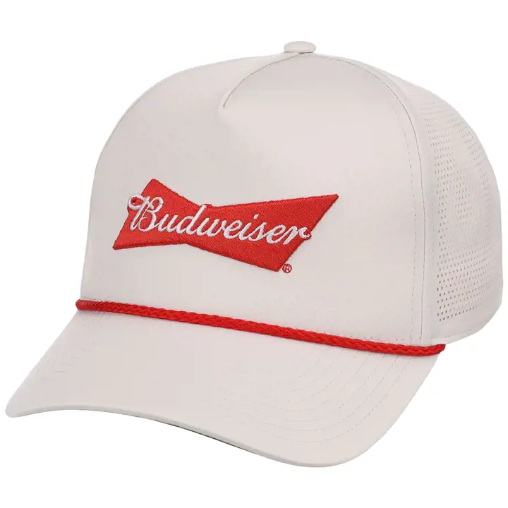 Casquette Budweiser Performance A-Frame Crème