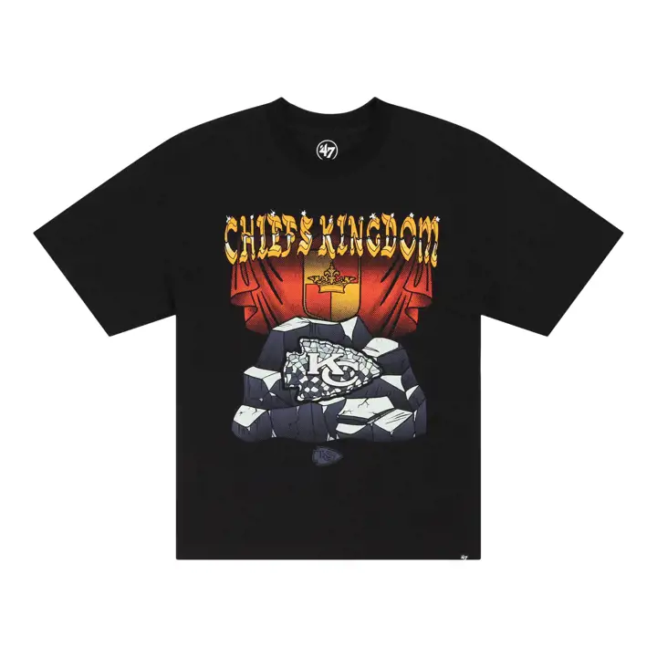 T-shirt 47 Sigma Foundation pour homme, Chiefs de Kansas City NFL, 26 BLK