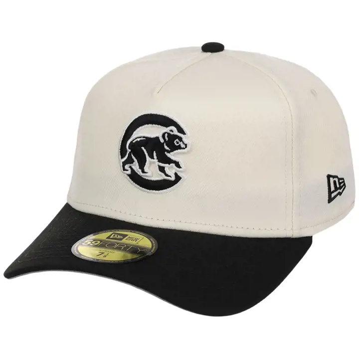 Chicago Cubs MLB Chrome Noir 59FORTY CHROME/NOIR/GRIS