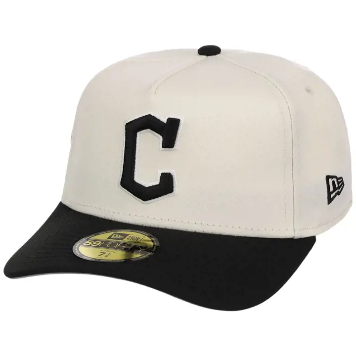 CLEVELAND GUARDIANS MLB Chrome Noir 59FORTY CHROME/NOIR/GRIS