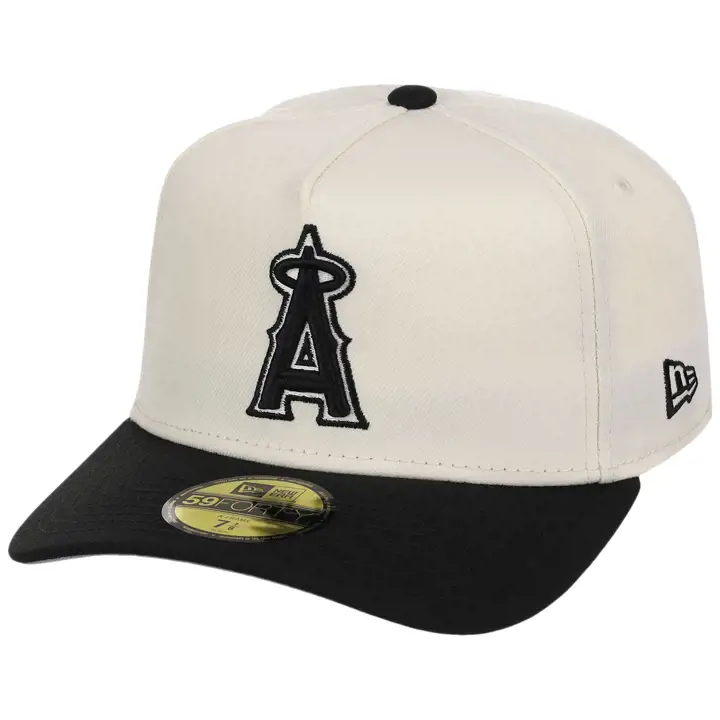 Anaheim Angels MLB Chrome Blk 59FORTY CHROME/NOIR/GRIS