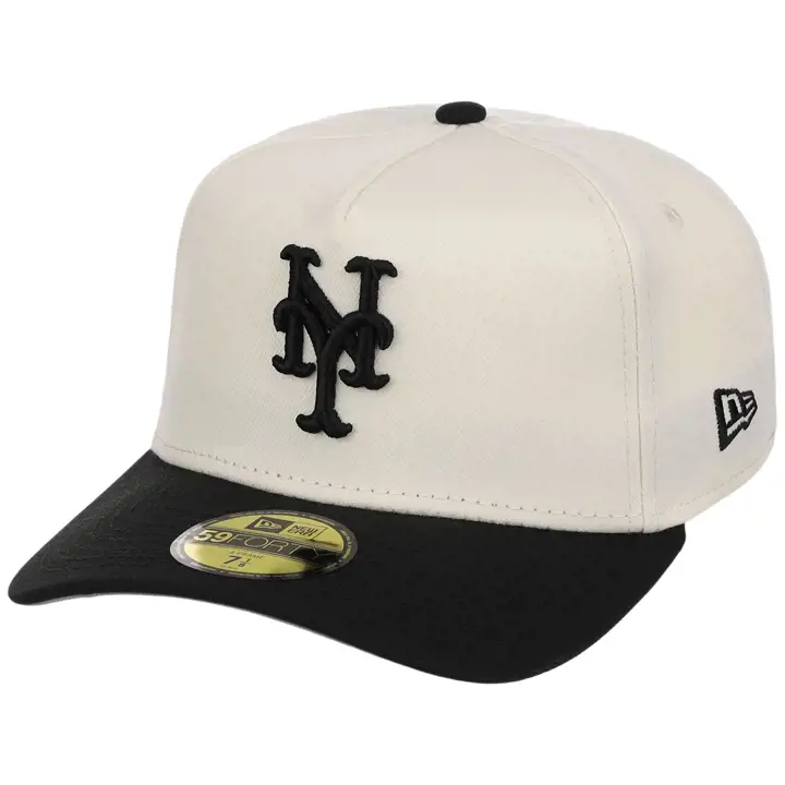 New York Mets MLB Chrome Noir 59FORTY CHROME/NOIR/GRIS