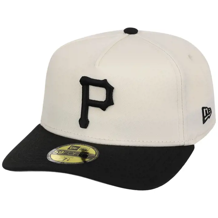Pittsburgh Pirates MLB Chrome Noir 59FORTY CHROME/NOIR/GRIS