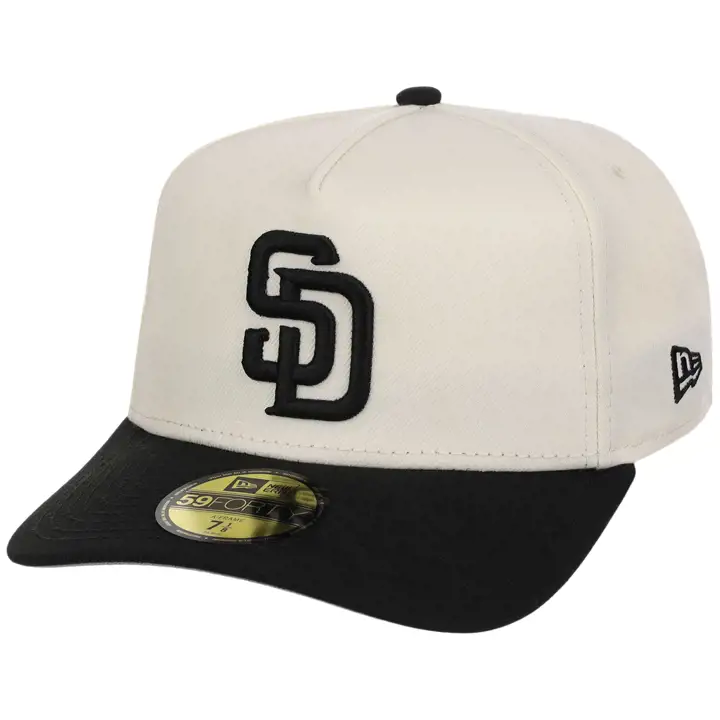 Casquette San Diego Padres MLB Chrome Noir 59FORTY CHROME/NOIR/GRIS