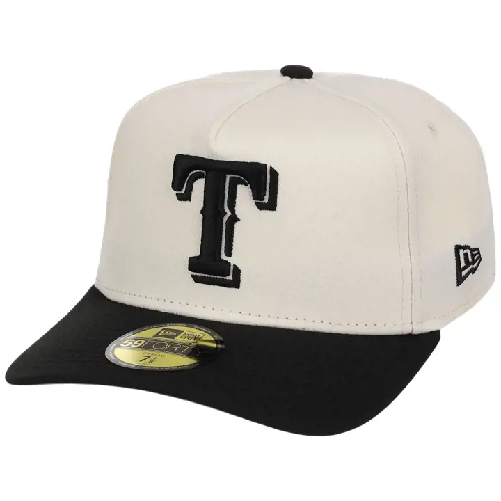 Texas Rangers MLB Chrome Noir 59FORTY CHROME/NOIR/GRIS