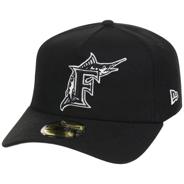 MIAMI MARLINS MLB B-Dub 59FORTY NOIR/NOIR/GRIS
