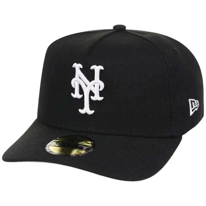 NEW YORK METS MLB B-Dub 59FORTY NOIR/NOIR/GRIS