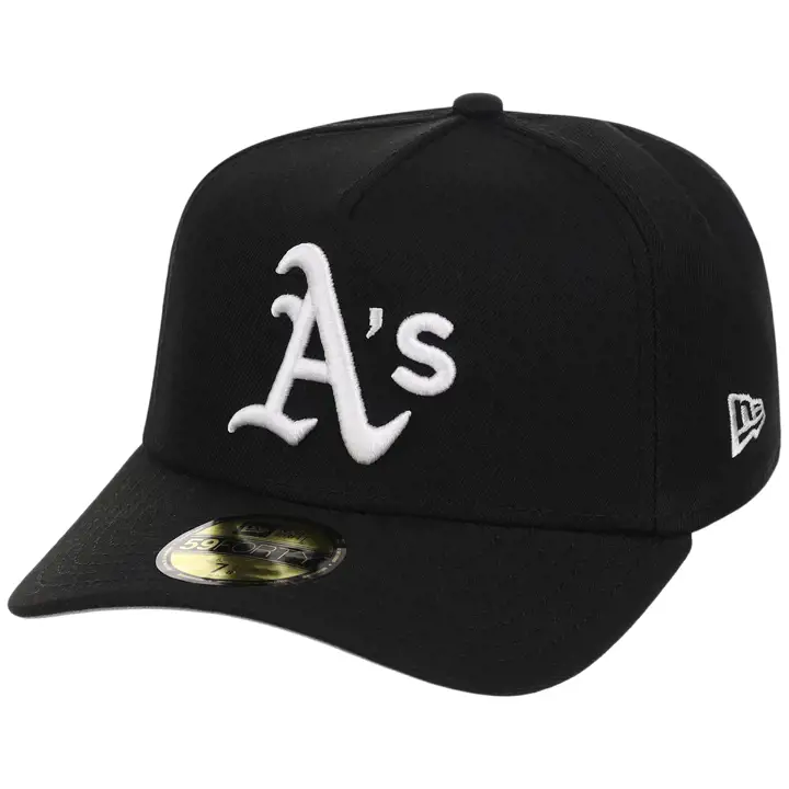 OAKLAND ATHLETICS MLB B-Dub 59FIFTY BLK/BLK/GRY