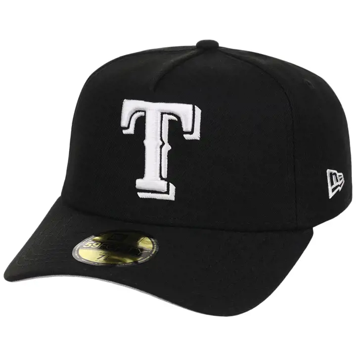 TEXAS RANGERS MLB B-Dub 59FORTY NOIR/NOIR/GRIS