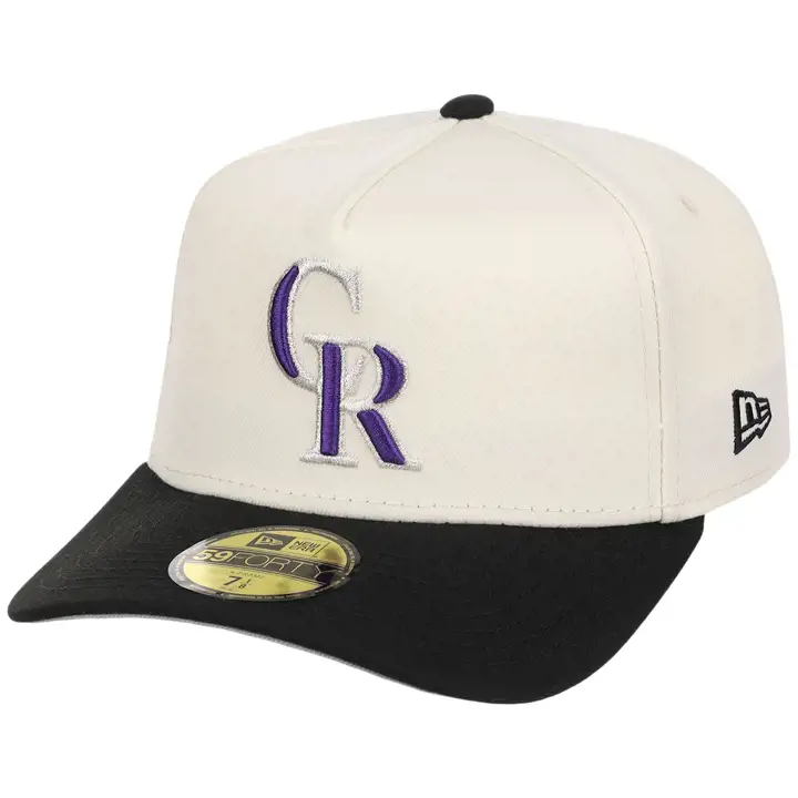 COLORADO ROCKIES MLB Chrome OTC 59FORTY CHROME/NOIR/GRIS