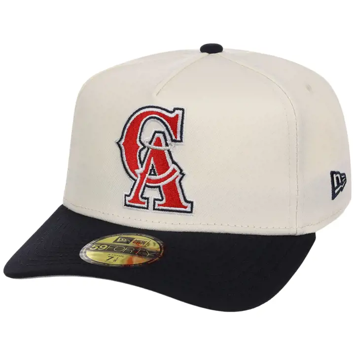 Casquette ANAHEIM ANGELS MLB Chrome OTC 59FORTY CHROME/NAVY/GRY