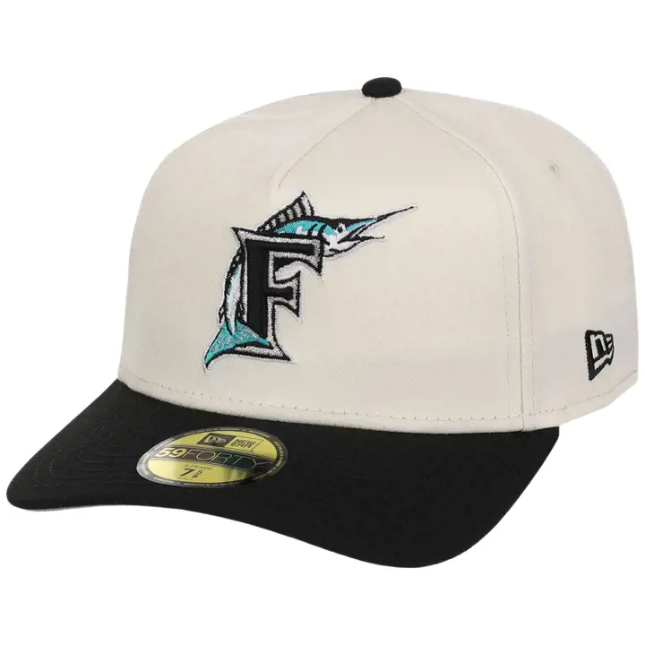 MIAMI MARLINS MLB Chrome OTC 59FORTY CHROME/NOIR/GRIS