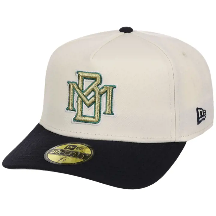 MILWAUKEE BREWERS MLB Chrome OTC 59FORTY CHROME/NAVY/GRY