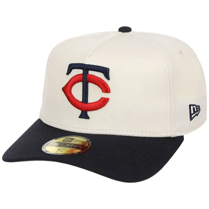 MINNESOTA TWINS MLB Chrome OTC 59FORTY CHROME/NAVY/GRY