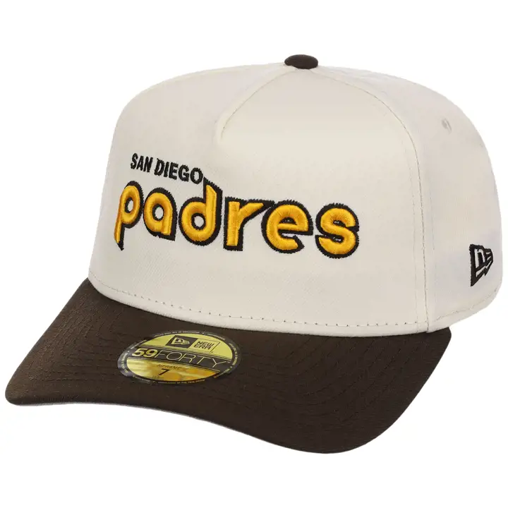SAN DIEGO PADRES MLB Chrome OTC 59FORTY CHROME/BRN/GRY