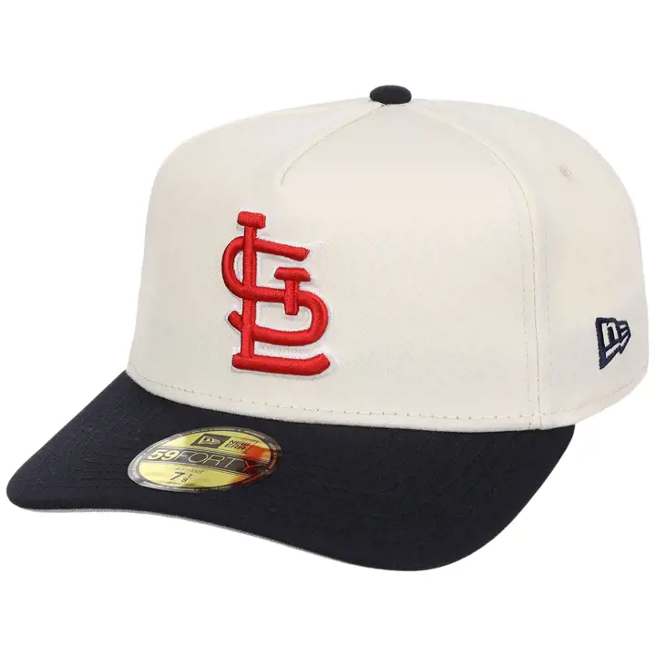CASQUETTE AJUSTÉE ST. LOUIS CARDINALS MLB Chromée 59FIFTY CHROME/MARINE/GRIS