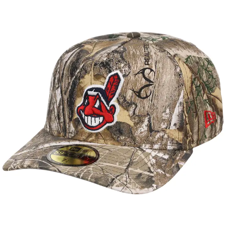 CLEVELAND INDIANS MLB Realtree OTC 59FORTY REALTREE/REALTREE